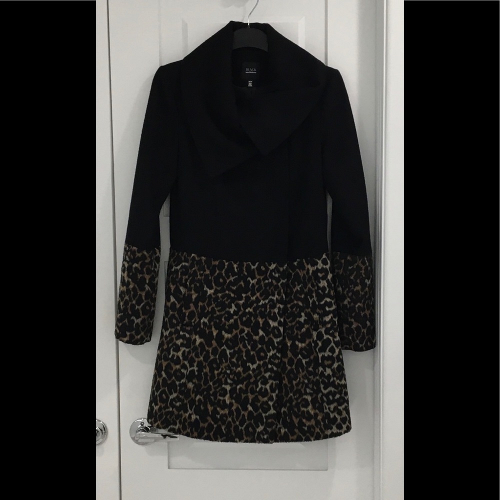 BLACK SAKS FIFTH AVENUE COAT